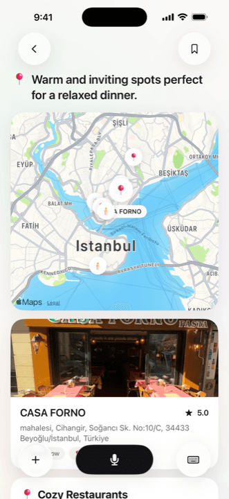 QPlace on iPhone
