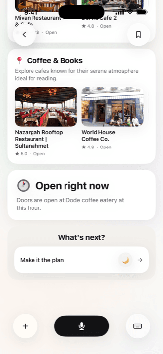 QPlace, another screen